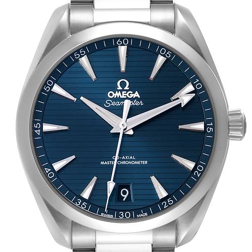 Photo of Omega Seamaster Aqua Terra Blue Dial Steel Watch 220.10.41.21.03.004 Box Card