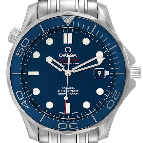 Photo of Omega Seamaster Diver 300M Co-Axial Mens Watch 212.30.41.20.03.001 Box Card
