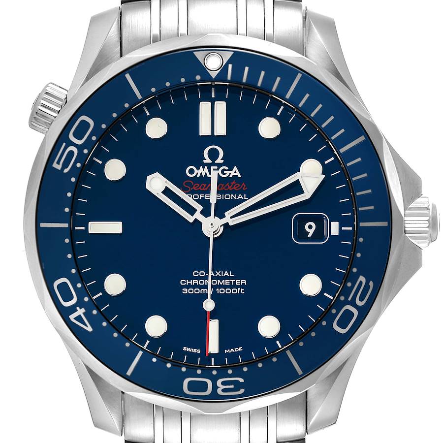 Omega Seamaster Diver 300M Co-Axial Mens Watch 212.30.41.20.03.001 Box Card SwissWatchExpo