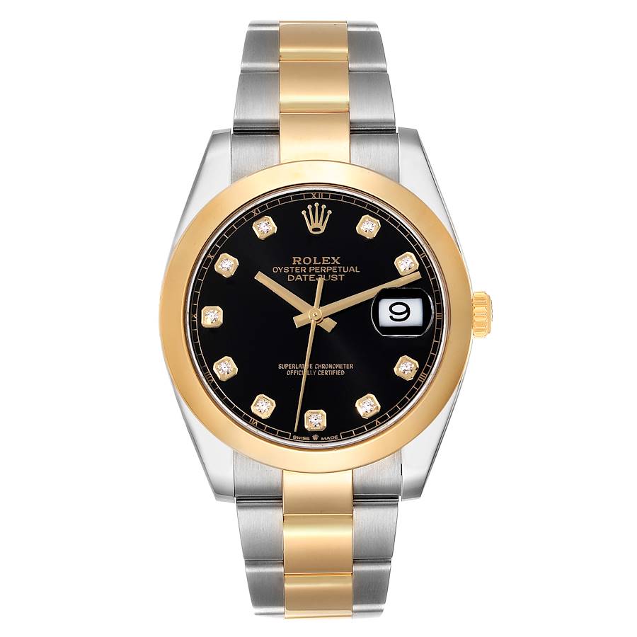 Rolex datejust 41 gold on sale diamond