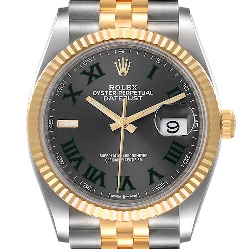 Photo of Rolex Datejust Steel Yellow Gold Wimbledon Dial Mens Watch 126233 Unworn