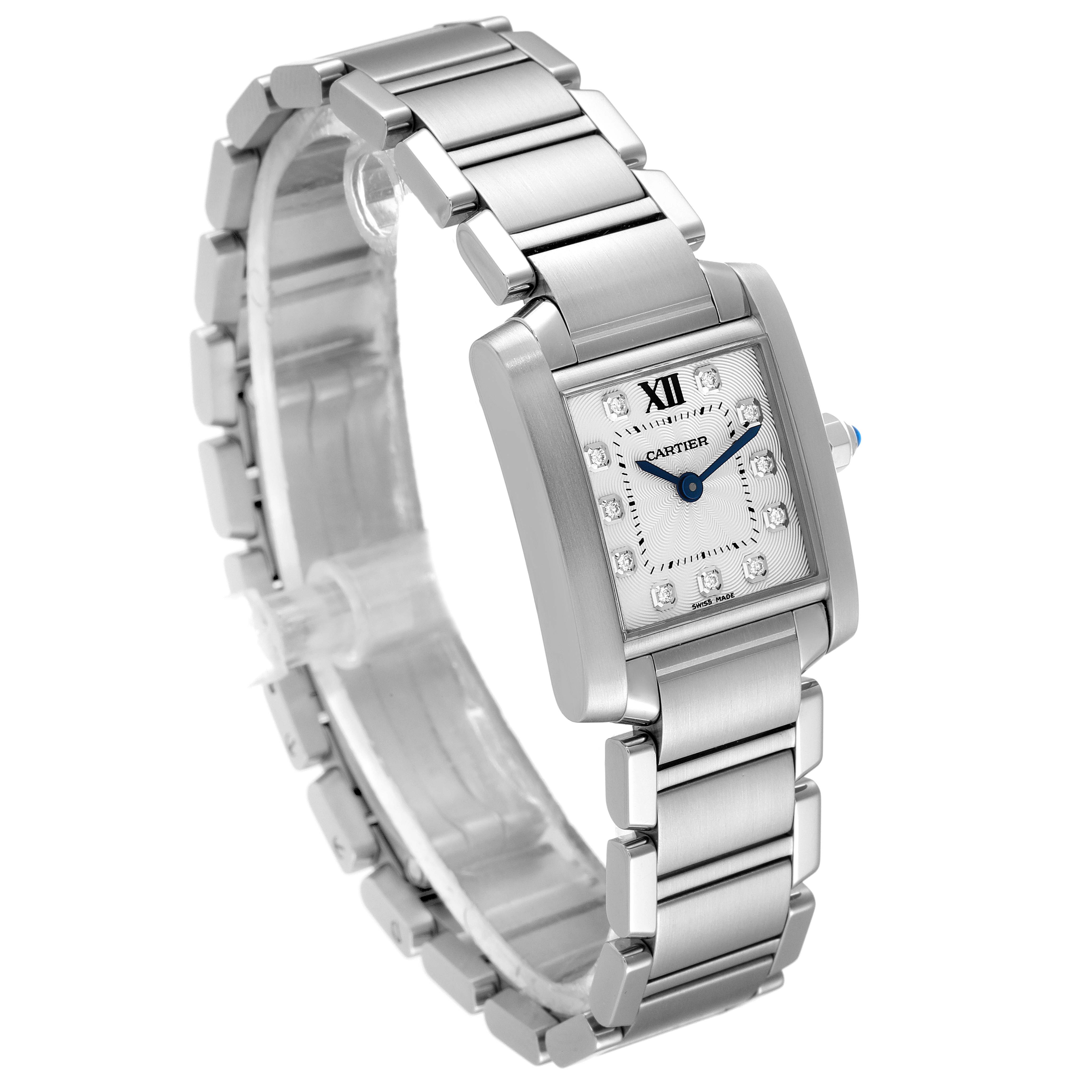 Cartier Tank Francaise Stainless Steel WE110006 | Stock 41073 ...