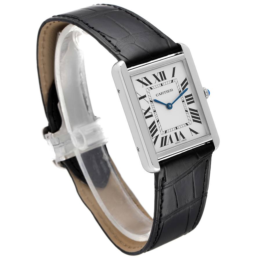 Cartier Tank Solo Steel Silver Dial 
