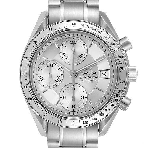 Photo of Omega Speedmaster Date Silver Dial Automatic Steel Mens Watch 3513.30.00