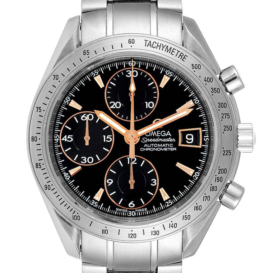 Omega Speedmaster Date Special Edition Mens Watch 3211.50.00 Box Card SwissWatchExpo