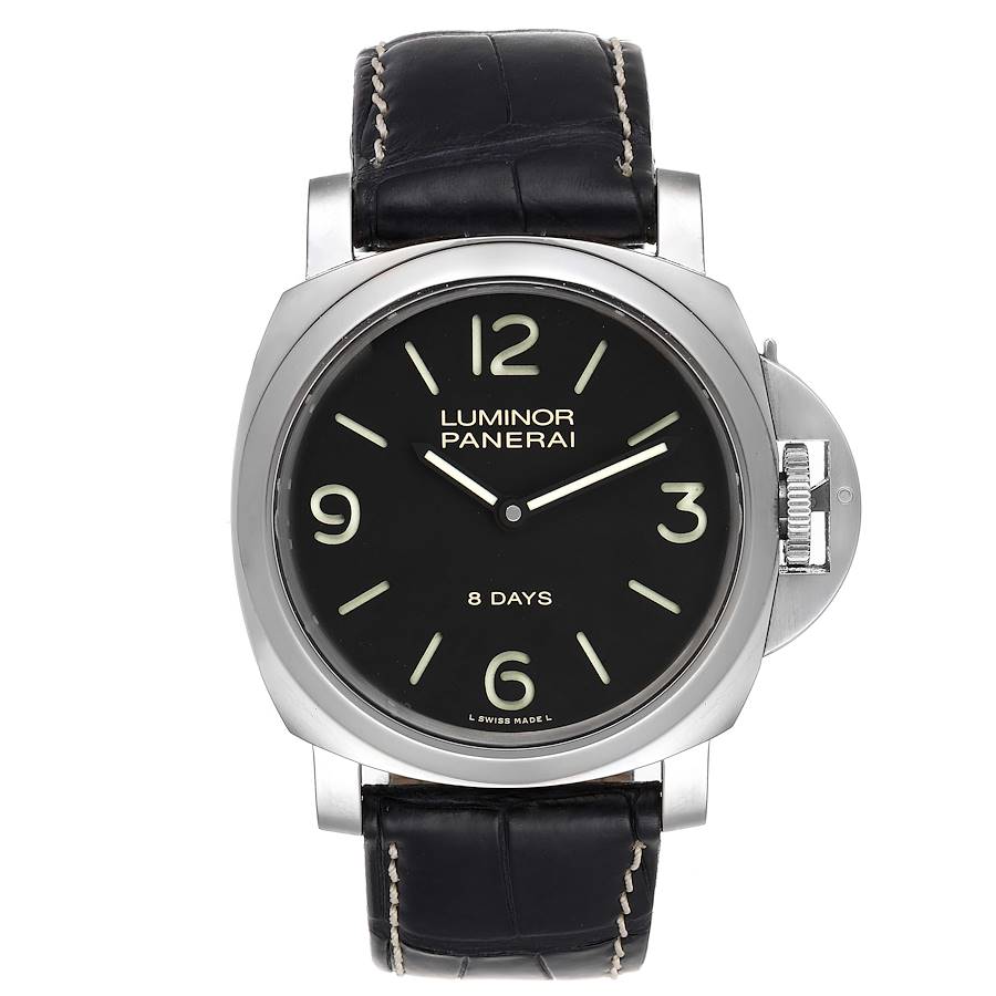 Panerai Luminor Base 8 Days Acciaio 44mm Mens Watch PAM00560 Box