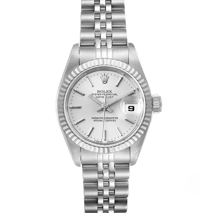 Rolex Datejust Steel White Gold Jubilee Bracelet Ladies Watch 69174 SwissWatchExpo
