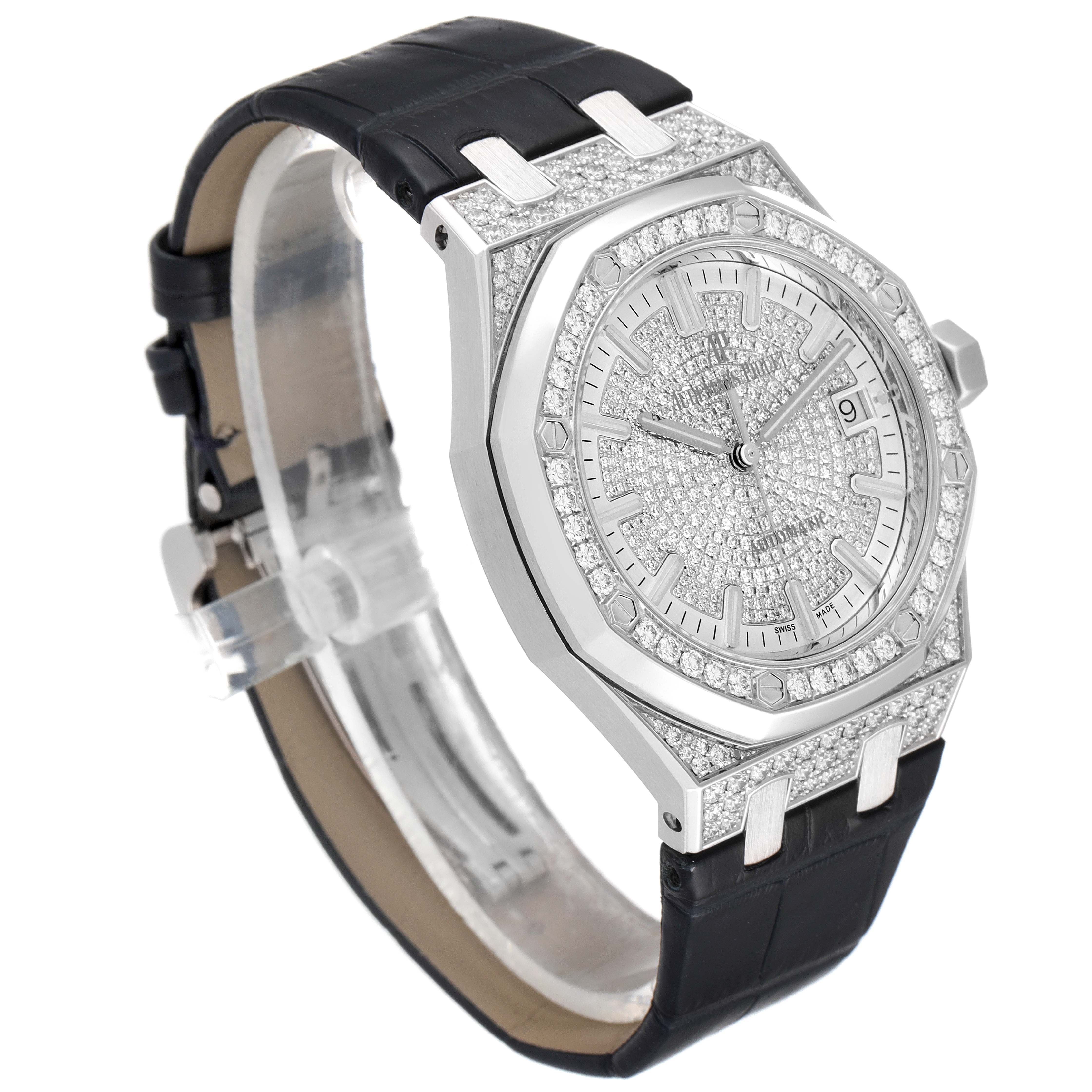 Audemars Piguet Royal Oak White Gold 15452BC.ZZ.D019CR.01 Stock 40512 SwissWatchExpo