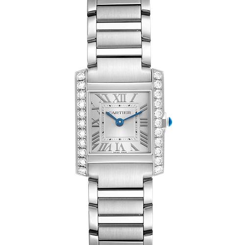 Photo of Cartier Tank Francaise Small Steel Diamond Ladies Watch W4TA0020 Card