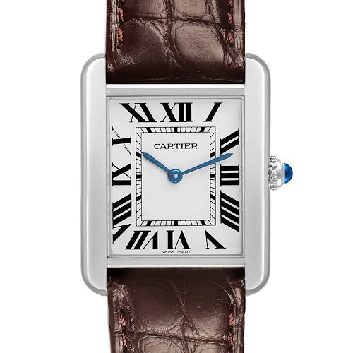 Photo of Cartier Tank Solo Steel Silver Dial Ladies Watch W5200005