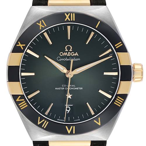 Photo of Omega Constellation Steel Yellow Gold Mens Watch 131.23.41.21.10.001 Box Card