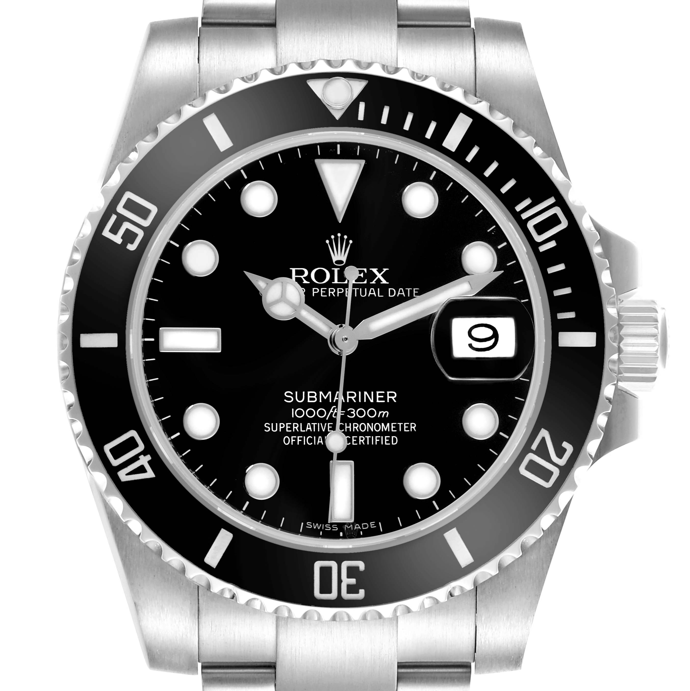 ROLEX Submariner ステンレススチール ブラック　並行輸入品 4 piece deal: 40mm Rolex Submariner Black Face Watch with