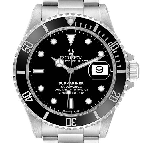 Photo of Rolex Submariner Date Steel Black Dial Mens Watch 16610