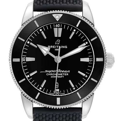 Photo of Breitling Superocean Heritage B20 Steel Black Dial Mens Watch AB2030