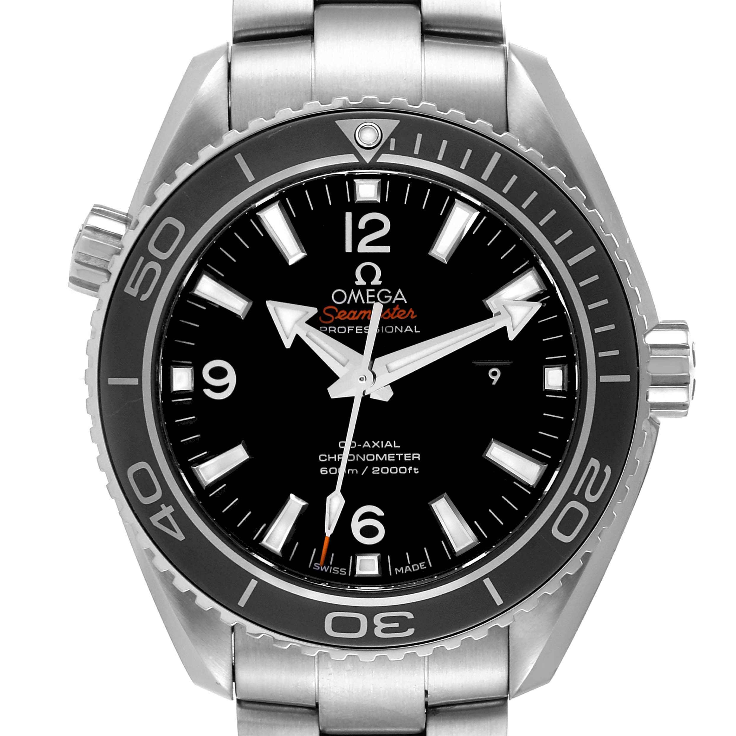 Omega Seamaster Planet Ocean 600m Steel Watch 232.30.38.20.01.001 Box 