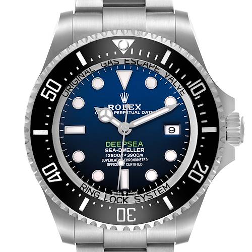 Photo of Rolex Seadweller Deepsea Cameron D-Blue Dial Steel Mens Watch 136660 Box Card