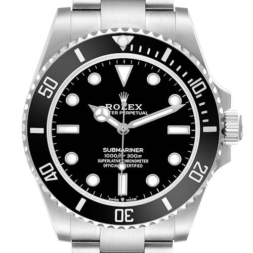 Photo of Rolex Submariner No Date Steel Ceramic Bezel Mens Watch 124060