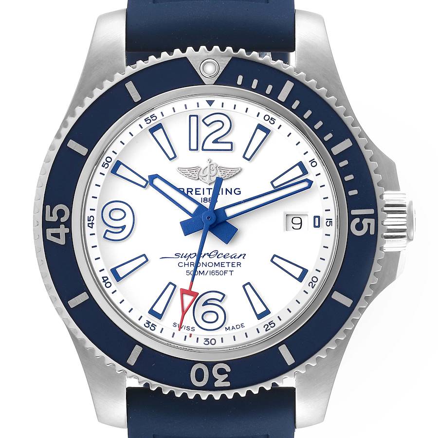 NOT FOR SALE Breitling Superocean 42 White Dial Steel Mens Watch A17366 Box Card PARTIAL PAYMENT SwissWatchExpo