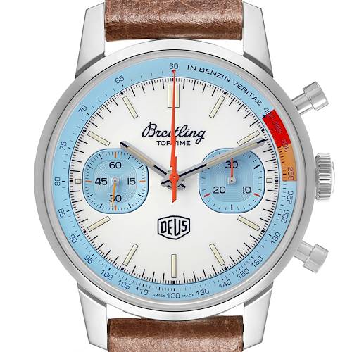 Photo of Breitling Top Time Deus Steel Limited Edition Mens Watch A23310 Box Card