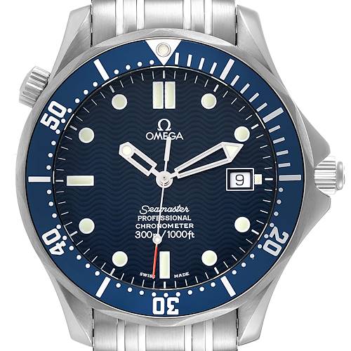 Photo of Omega Seamaster Diver 300M Blue Dial Steel Mens Watch 2531.80.00 Box Card