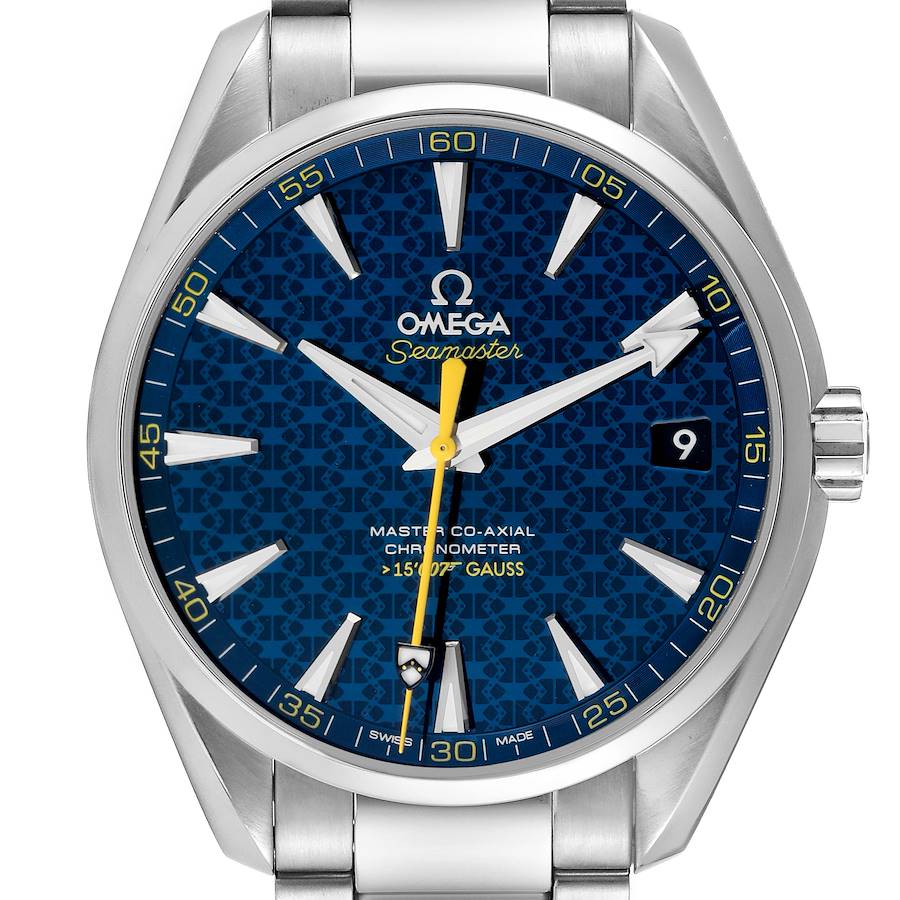 Omega Seamaster Aqua Terra Spectre James Bond Steel Mens Watch 231.10.42.21.03.004 Box Card SwissWatchExpo
