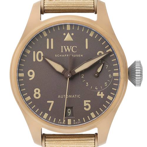 Photo of IWC Big Pilots Watch Top Gun Mojave Desert Ceramic Watch IW506003 Box Card