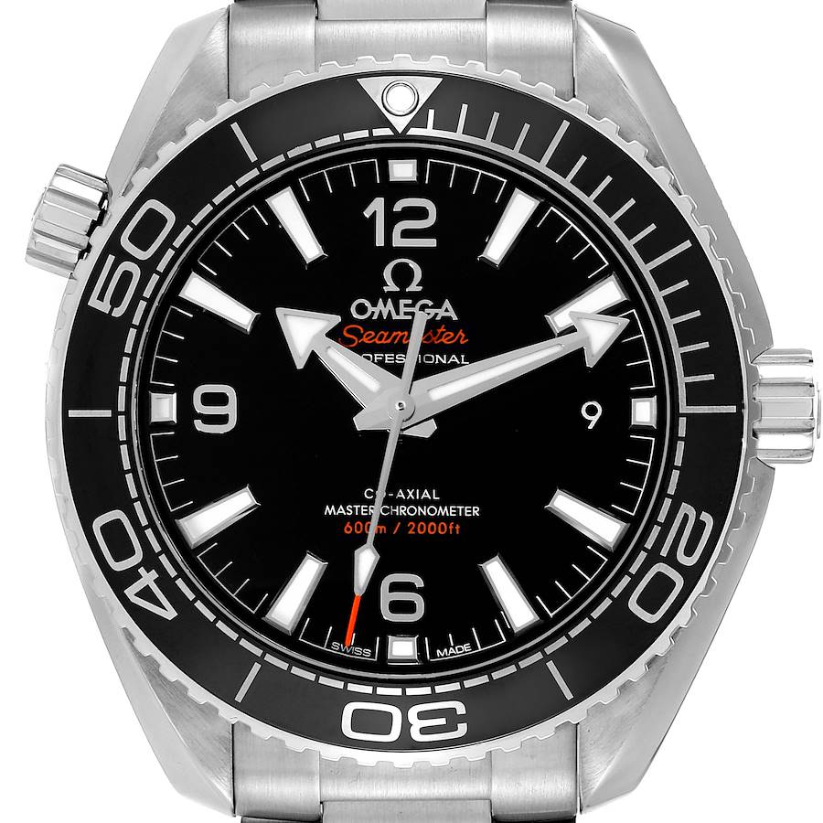 Omega Planet Ocean Black Dial Steel Mens Watch 215.30.40.20.01.001 Box Card SwissWatchExpo