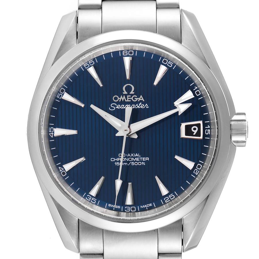 Omega Seamaster Aqua Terra Blue Dial Steel Watch 231.10.39.21.03.001 SwissWatchExpo
