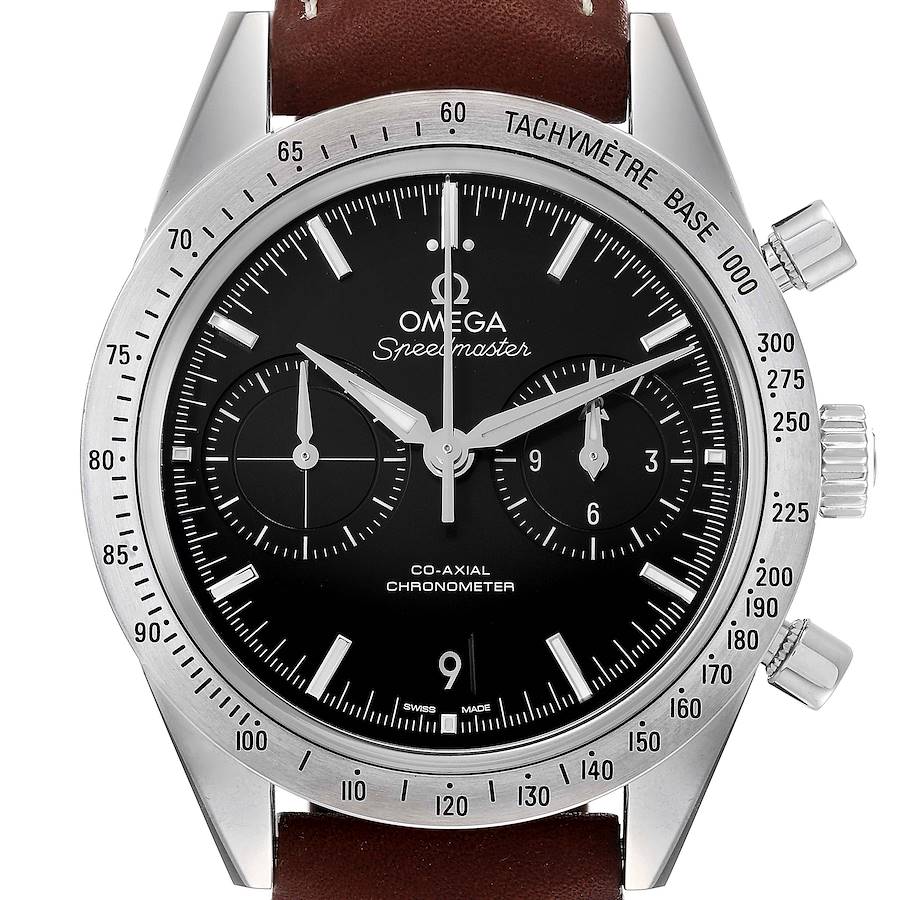 Omega Speedmaster 57 Co-Axial Chronograph Watch 331.12.42.51.01.001 Box Card SwissWatchExpo