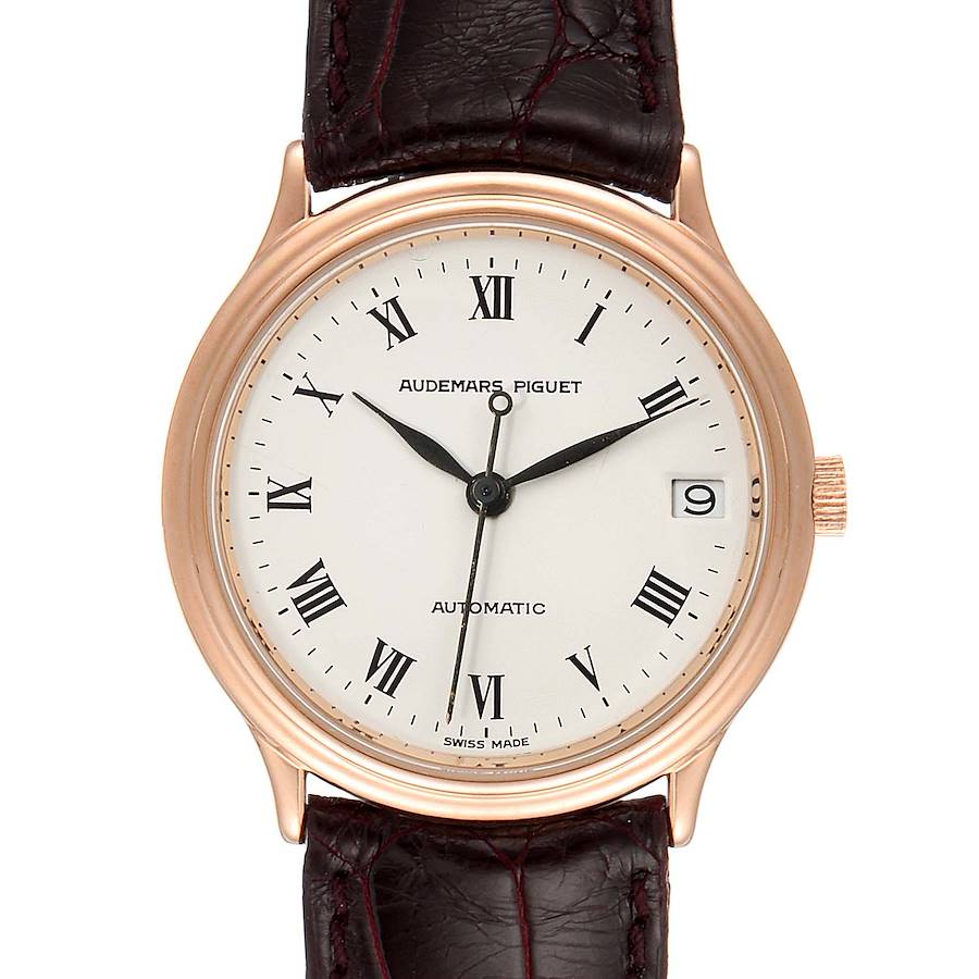 Audemars Piguet Classic Automatic Rose Gold Midsize Unisex Watch 14406BA SwissWatchExpo
