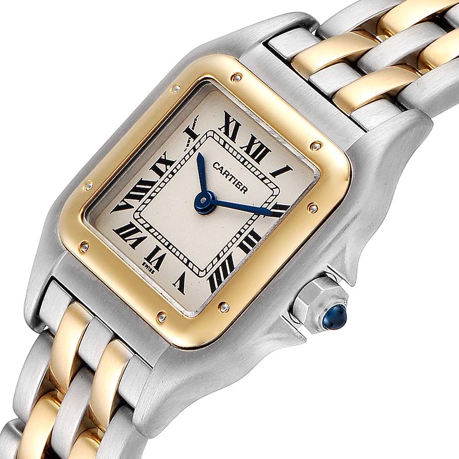 cartier ladies 2 row panthere watch