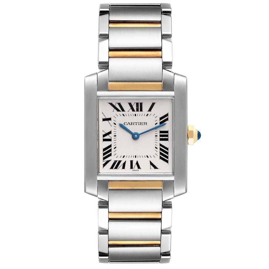  Cartier Tank Francaise Silver Dial Ladies Watch W2TA0003 :  Clothing, Shoes & Jewelry