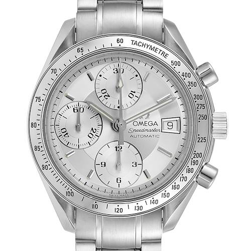 Photo of Omega Speedmaster Date Silver Dial Automatic Steel Mens Watch 3513.30.00