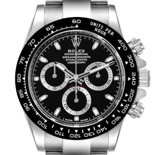 Photo of Rolex Cosmograph Daytona Ceramic Bezel Black Dial Watch 116500 Box Papers
