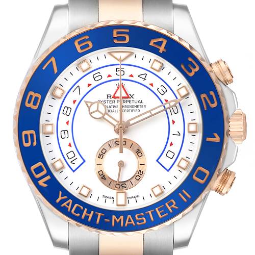 Photo of Rolex Yachtmaster II Regatta Steel Rose Gold Mens Watch 116681