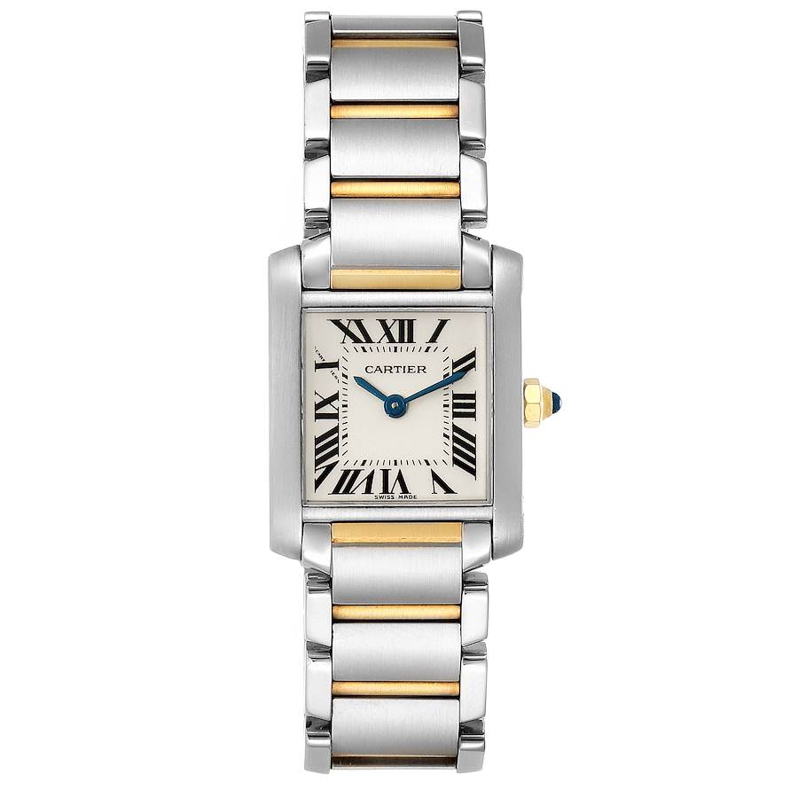 Cartier Tank Francaise Small Two Tone Ladies Watch W51007Q4 SwissWatchExpo