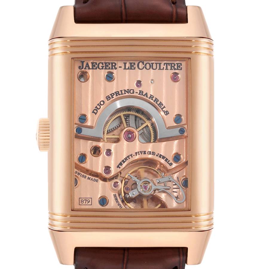 Jaeger LeCoultre Reverso Septantieme Limited Edition Rose Gold Mens Watch 240.2.19 Q3002420 SwissWatchExpo