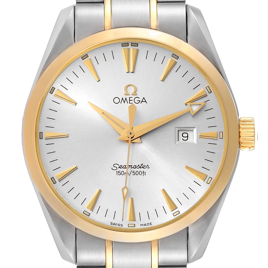 Omega Seamaster Aqua Terra 150M Steel Yellow Gold Mens Watch 2317.30.00 Card SwissWatchExpo