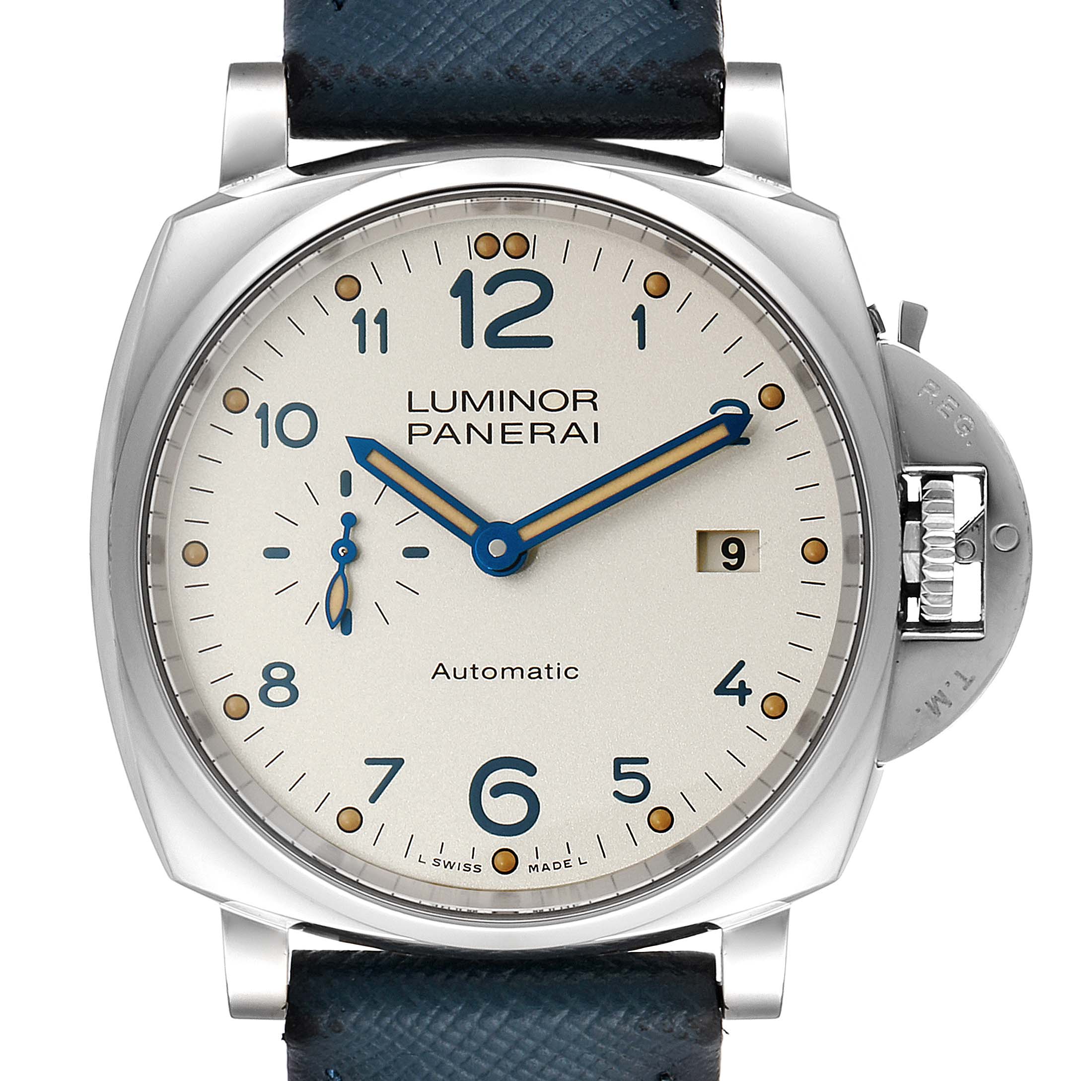 Panerai Luminor Due 3 Days 42mm Ivory Dial Mens Watch PAM00906 Box