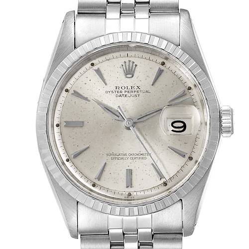 Photo of Rolex Datejust Silver Dial Jubilee Bracelet Vintage Mens Watch 1603