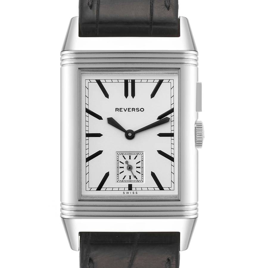 Jaeger LeCoultre Reverso Duo Day Night Steel Mens Watch 278.8.54 Q3788570 SwissWatchExpo