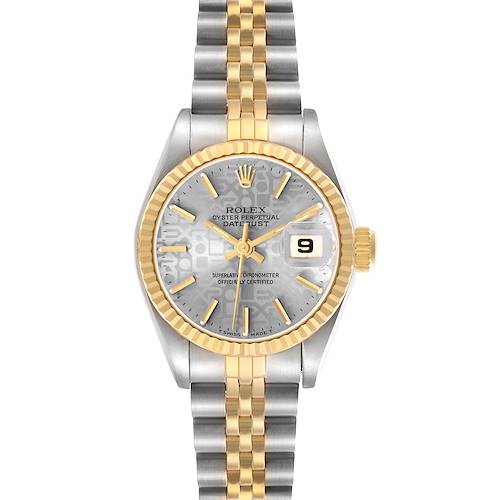 Photo of Rolex Datejust Silver Jubilee Dial Steel Yellow Gold Ladies Watch 69173