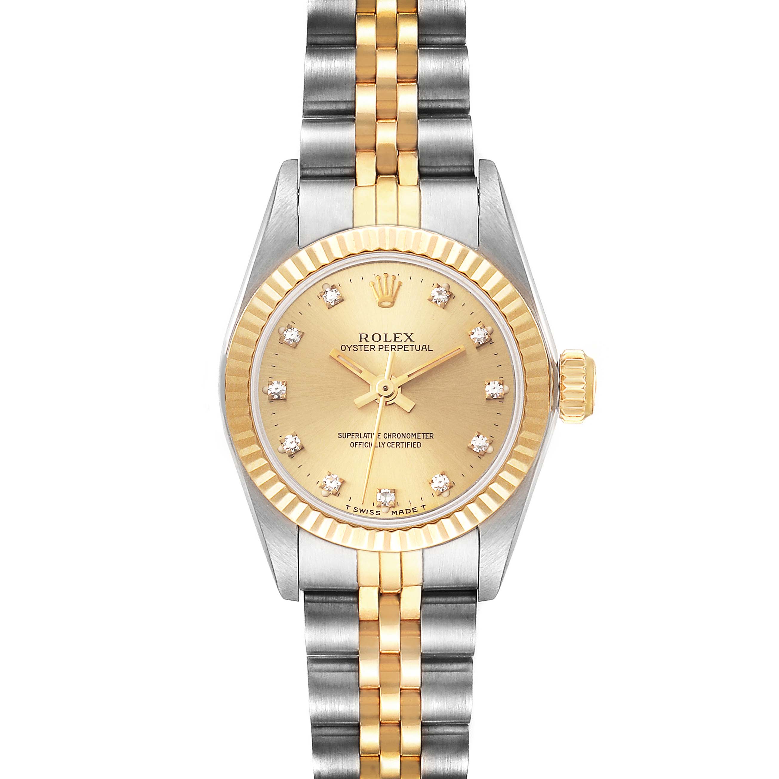 Rolex Oyster Perpetual Steel and Gold (two tone) M67193