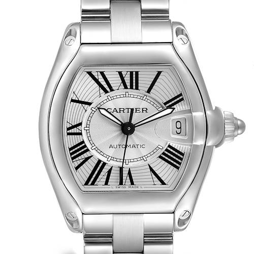 Photo of Cartier Roadster Large Steel Silver Dial Mens Watch W62025V3