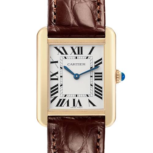Photo of Cartier Tank Solo Yellow Gold Ladies Watch W5200002