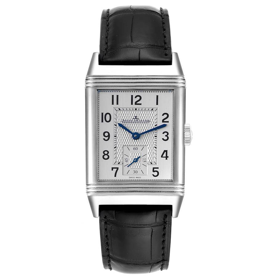 Jaeger LeCoultre Reverso Classic Steel Mens Watch 214.8.62