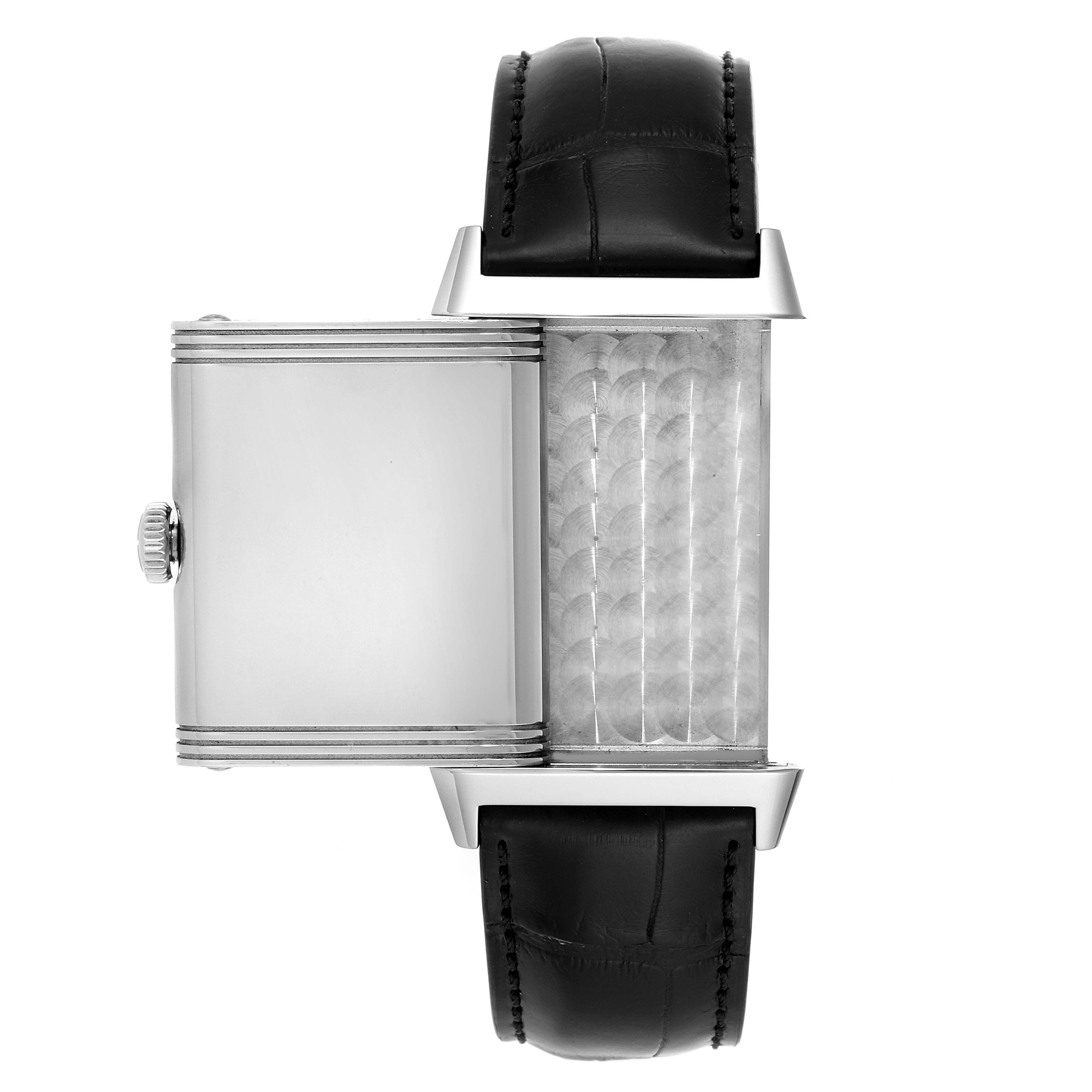 Jaeger LeCoultre Reverso Classic Steel Mens Watch 214.8.62 Q3858520 ...