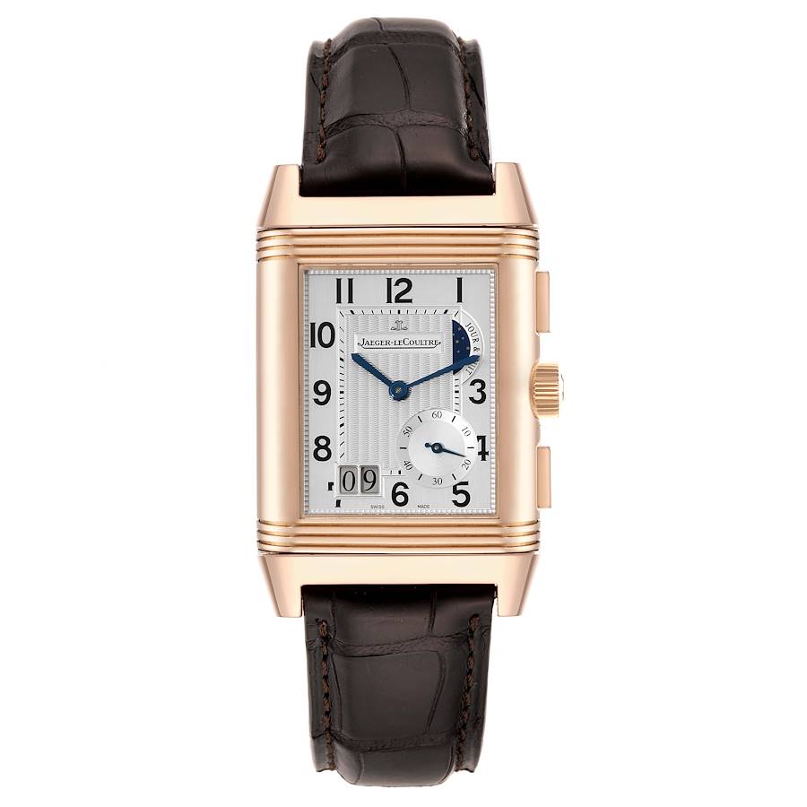 Jaeger LeCoultre Reverso Grande GMT Rose Gold Mens Watch 240.2.18