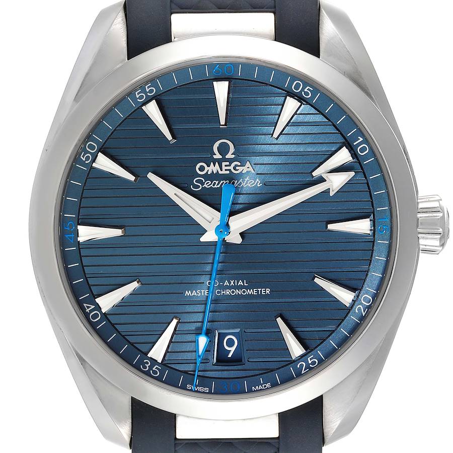 Omega Seamaster Aqua Terra Blue Dial Mens Watch 220.12.41.21.03.002 Box Card SwissWatchExpo