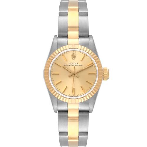 Photo of NOT FOR SALE Rolex Oyster Perpetual Steel Yellow Gold Champagne Dial Ladies Watch 67193 PARTIAL PAYMENT